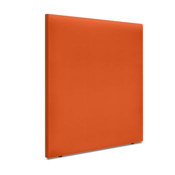 Cabecero De Polipiel Liso Hasta El Suelo 90x120cm Camas 80/90 - Naranja