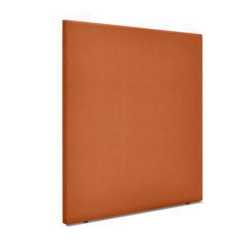 Cabecero De Tela Aqualine Liso Hasta El Suelo 90x120cm Camas 80/90 - Naranja