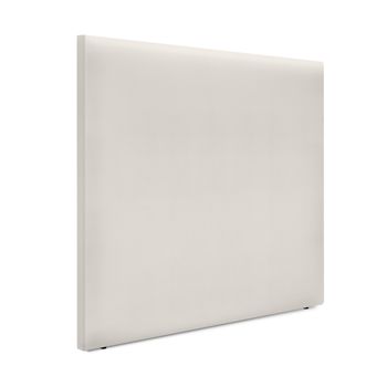 Cabecero De Polipiel Liso Hasta El Suelo 135x120cm Camas 120/135 - Blanco Hueso