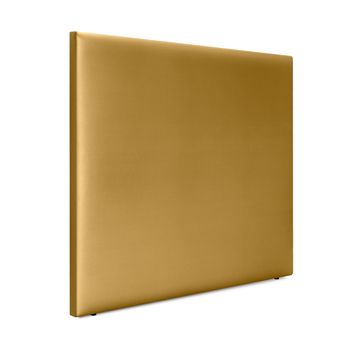 Cabecero De Polipiel Liso Hasta El Suelo 160x120cm Camas 150/160 - Dorado