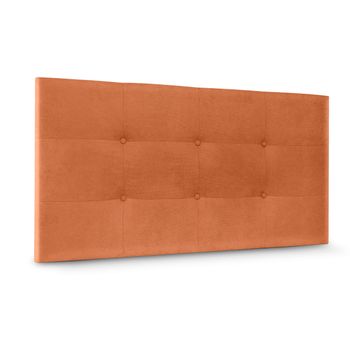 Cabecero De Tela Aqualine Capitoné 90x60cm Camas 80/90 - Naranja