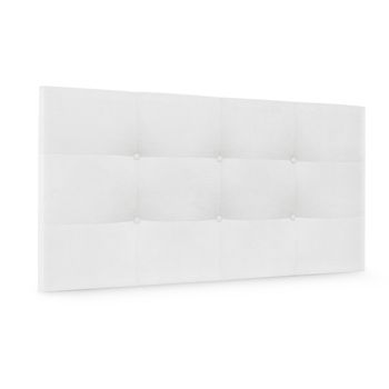 Cabecero De Tela Aqualine Capitoné 105x60cm Camas 105 - Blanco