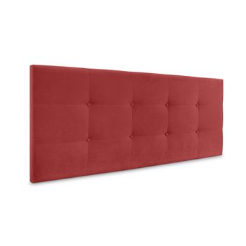 Cabecero De Tela Aqualine Capitoné 150x60cm Camas 150 - Rojo