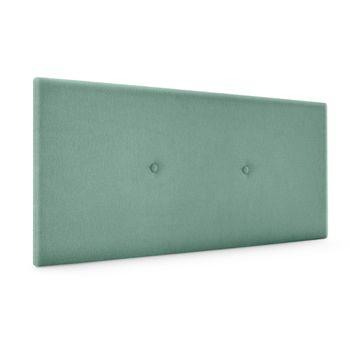 Cabecero De Tela Aqualine Liso Con Botones 105x50cm Camas 105 - Verde Agua