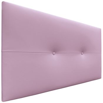 Cabecero De Polipiel Con Botones 105x50cm Camas 105 - Rosa