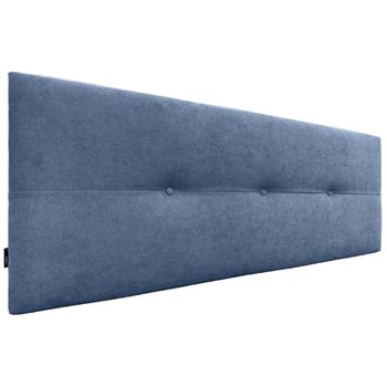 Cabecero De Tela Aqualine Con Botones 145x50cm Camas 135/140 - Azul