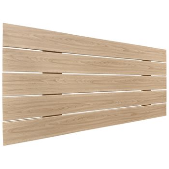 Cabecero De Madera Reciclada Dm Estilo Palet Horizontal 90x46cm Camas 80/90 - Madera Natural