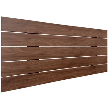 Cabecero De Madera Reciclada Dm Estilo Palet Horizontal 90x46cm Camas 80/90 - Nogal Madera