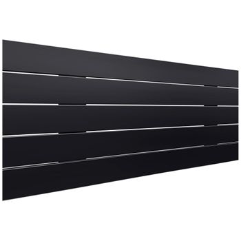 Cabecero De Madera Reciclada Dm Estilo Palet Horizontal 90x46cm Camas 80/90 - Negro Sólido