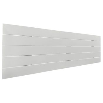 Cabecero De Madera Reciclada Dm Estilo Palet Horizontal 135x46cm Camas 120/135 - Blanco Sólido