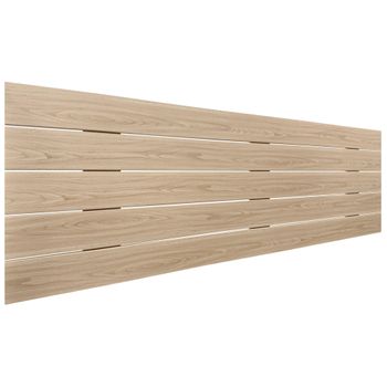 Cabecero De Madera Reciclada Dm Estilo Palet Horizontal 135x46cm Camas 120/135 - Madera Natural