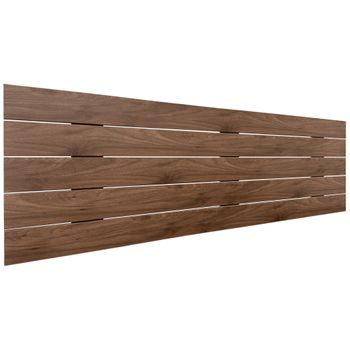 Cabecero De Madera Reciclada Dm Estilo Palet Horizontal 135x46cm Camas 120/135 - Nogal Madera