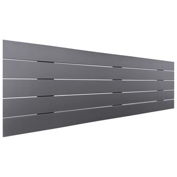 Cabecero De Madera Reciclada Dm Estilo Palet Horizontal 145x46cm Camas 135/140 - Gris Sólido