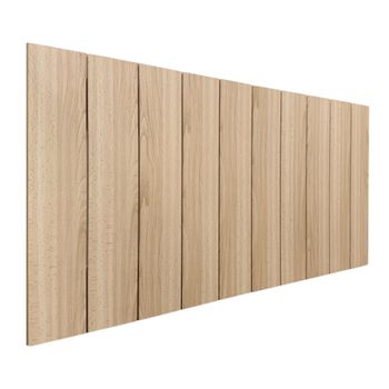 Cabecero De Madera Reciclada Dm Estilo Palet Vertical 90x46cm Camas 80/90 - Madera Natural