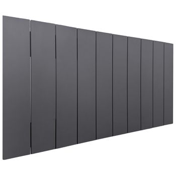 Cabecero De Madera Reciclada Dm Estilo Palet Vertical 110x46cm Camas 105 - Gris Sólido