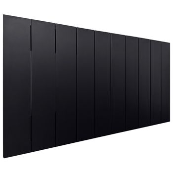 Cabecero De Madera Reciclada Dm Estilo Palet Vertical 110x46cm Camas 105 - Negro Sólido