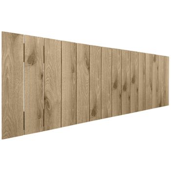 Cabecero De Madera Reciclada Dm Estilo Palet Vertical 145x46cm Camas 135/140 - Cambrian Madera