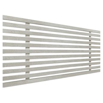 Cabecero De Madera Reciclada Dm Estilo Palet Japones 105x46cm Camas 105 - Blanco Madera