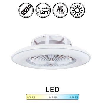 Ventilador De Techo Urano, Moderno, Silencioso, Motor Dc, Aspas Retráctiles,  Mando, Temporizador, Memoria, Verano Invierno. con Ofertas en Carrefour