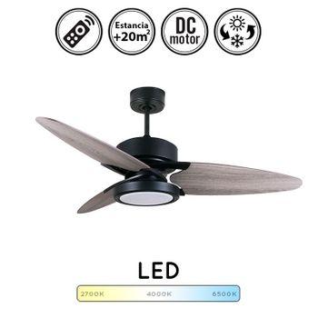 Ventilador De Techo Urano, Moderno, Silencioso, Motor Dc, Aspas Retráctiles,  Mando, Temporizador, Memoria, Verano Invierno. con Ofertas en Carrefour