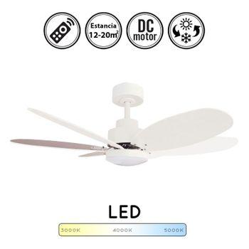 Spc Conforto Dc Nature – Ventilador Techo Inteligente Madera, Luz,  Ultrasilencioso, 132 Cm con Ofertas en Carrefour