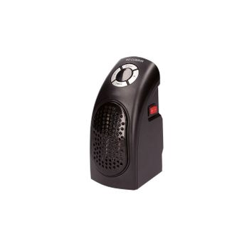 Calefactor De Enchufe 400w | Calefactor Cerámico | Bajo Consumo | Calefactor Baño | Calefactor Eléctrico | Calefactor Pequeño Negro  Negro