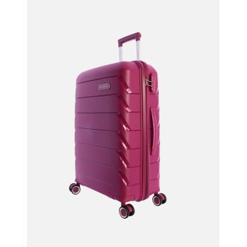 Maleta De Viaje Mediana De Polipropileno Don Algodon 64x44x24 Cm - Fucsia