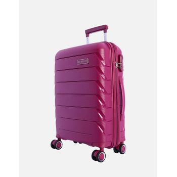 Maleta De Cabina De Polipropileno Don Algodon 55x40x20 Cm - Fucsia