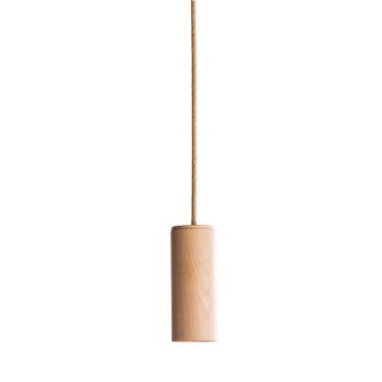 Lámpara De Techo Madera Klast Home Nórdico 6 X 15 Cm - Natural