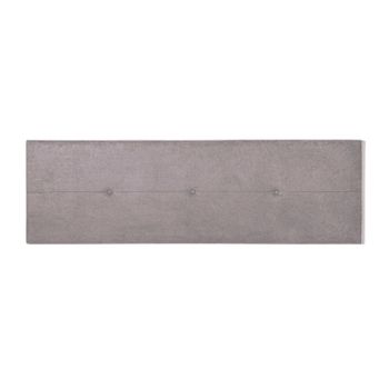 Cabecero Doble Poliéster Klast Home Contemporáneo 161 X 50 Cm - Gris