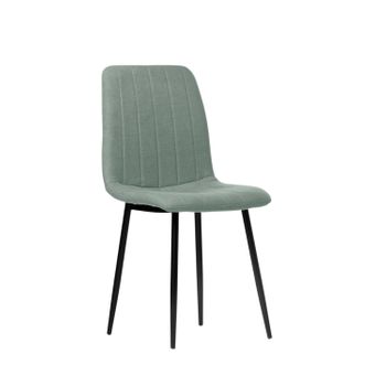 Silla De Comedor Tela Klast Home Nórdico 45 X 92 Cm - Verde