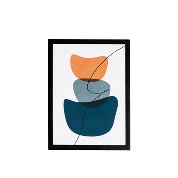 Cuadro Decorativo Papel Klast Home Abstracto 33 X 43 Cm -