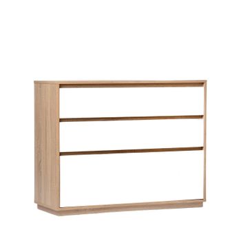 Cómoda Madera Klast Home Nórdico 100 X 79 Cm - Blanco