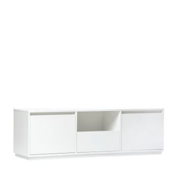 Mueble Tv Pb, Melamina Klast Home Nórdico 148 X 47 Cm - Blanco