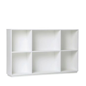 Estantería De Pared Madera Klast Home Nórdico 146 X 93 Cm - Blanco