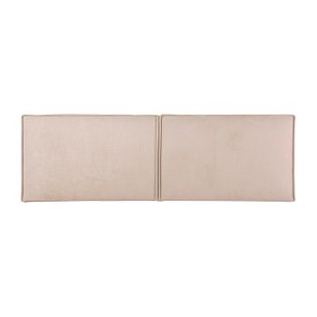 Cabecero Doble Poliéster Klast Home Contemporáneo 168 X 55 Cm - Beige