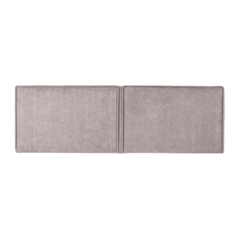 Cabecero Doble Poliéster Klast Home Contemporáneo 168 X 55 Cm - Gris