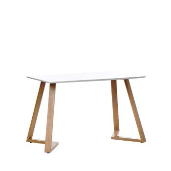 Mesa Fija Mdf, Melamina Klast Home Nórdico 120 X 73 Cm - Blanco