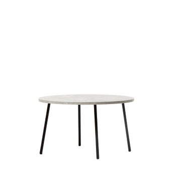 Mesa De Centro Fija Madera Klast Home Nórdico 70 X 40 Cm - Blanco