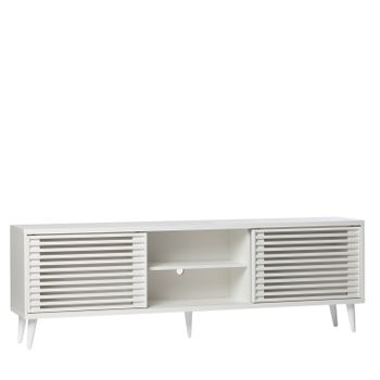 Mueble Tv Madera Klast Home Nórdico 180 X 59,5 Cm - Blanco