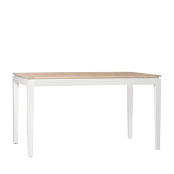 Mesa Fija Mdf, Chapa De Pino Klast Home Nórdico 140 X 78 Cm - Natural