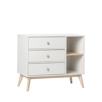 Cómoda Madera Klast Home Nórdico 90 X 81 Cm - Blanco