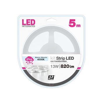 Pack X 3 Unidadestira Led 5m Blanco 4000k Ip44 - Fácil Instalación -