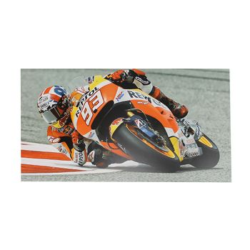 "cuadro Moto Gp Impreso Sobre Cartón Pluma  Multicolor 80x45cm" ;