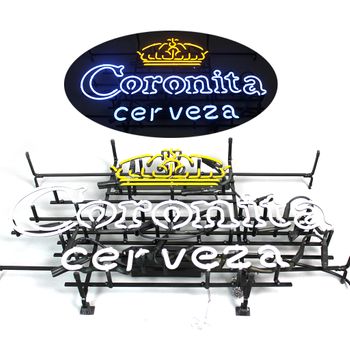 Letrero Neon Gigante Cerveza Coronita Luminoso 80x13x50 - Spazioluzio ;