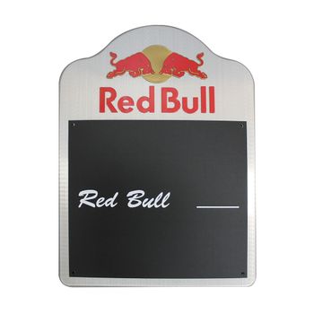 Spazioluzio - Pizarra Redbull Red Bull 45x2x60cm ;