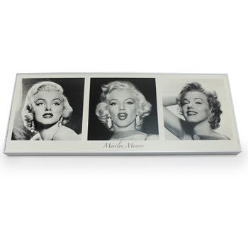 Spazioluzio - Cuadro Triptico Marilyn Rectangular ;