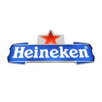 Spazioluzio - Letrero Luminoso Led Heineken 50x18cm ;