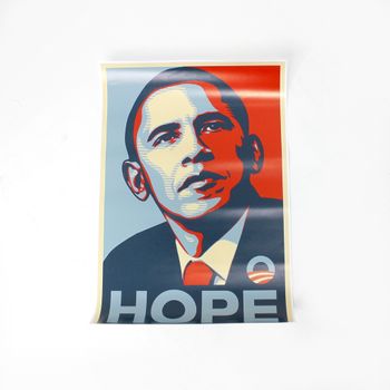 Spazioluzio - Lámina Maestra Barack Obama (hope) 39,5x59cm ;