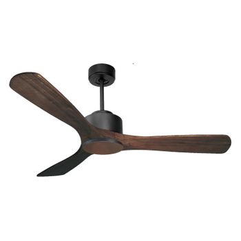 Ventilador De Techo De Madera - Mando A Distancia - Luz - Aspas Reversibles  - 70 W - 132 Cm - Temporizador con Ofertas en Carrefour